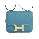エルメス ミニコンスタンス 18 ミラー ニューブルージーン エプソン ゴールド金具 ショルダーバッグ HERMES MINI CONSTANCE 18 MIR...