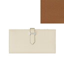エルメス ベアンスフレ ベアンロングウォレット ヴェルソ クレ ゴールド エプソン シルバー金具 HERMES BEARN GUSSET WALLET VERS...