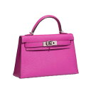 エルメス ミニケリー ケリーミニ2 ミニドゥ 外縫い マグノリア シェーブル シルバー金具 HERMES KELLY MINI 2 SELLIER 20 MAG...