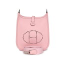 エルメス ミニエヴリン TPM ローズサクラ トリヨンクレマンス シルバー金具 ミニエブリン ショルダーバッグ HERMES EVELYNE TPM ROSE ...