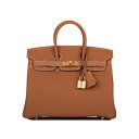 エルメス バーキン25 ゴールド トゴ ゴールド金具 HERMES BIRKIN 25 GOLD TOGO GOLD HARDWARE【中古】