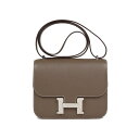 エルメス ミニコンスタンス 18 ミラー エトゥープ エプソン シルバー金具 ショルダーバッグ HERMES MINI CONSTANCE 18 MIRROR ...