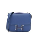 エルメス ミニコンスタンス 18 ブルーフランス エプソン エナメル ブルーサフィール金具 ショルダーバッグ HERMES CONSTANCE 18 BLEU ...