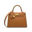 エルメス ケリー25 外縫い ゴールド エプソン ゴールド金具 HERMES KELLY SELLIER 25 GOLD EPSOM GOLD HARDWARE