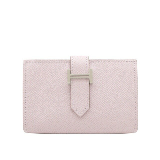 エルメス ミニベアン ミニウォレット モーヴペール エプソン シルバー金具 HERMES BEARN MINI WALLET MAUVE PALE EPSOM SILVER HARDWARE