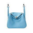 エルメス ミニリンディ 20 セレステ スイフト シルバー金具 HERMES MINI LINDY CELESTE SWIFT SILVER HARDWARE(4)