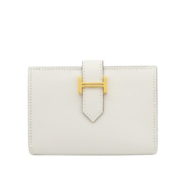 エルメス ミニベアン ミニウォレット グリペール エプソン ゴールド金具 HERMES BEARN MINI WALLET GRI..