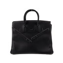限定品 エルメス バーキン シャドウ 25 ブラック ノワール スイフト シルバー金具 HERMES BIRKIN SHADOW 25 BLACK NOIR S...