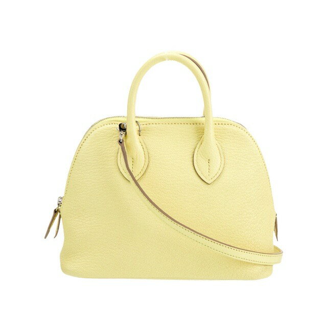 エルメス ミニボリード リモンチェッロ シェーブルミゾール シルバー金具 ボリードミニ HERMES MINI BOLIDE 1923 LIMONCELLO CHEVRE MYSORE SILVER HARDWAREのサムネイル