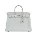 エルメス バーキン40 パールグレー グリペール トゴ シルバー金具 HERMES BIRKIN 40 GRIS PERLE TOGO SILVER HARDW...