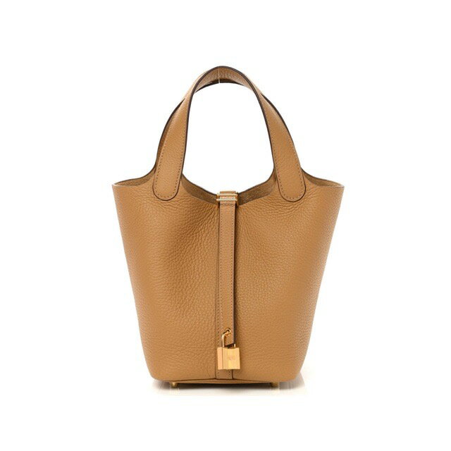 エルメス ピコタンロックPM ビスキュイ トリヨンクレマンス ゴールド金具 HERMES PICOTIN LOCK 18 BISC..