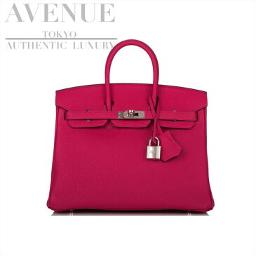 【未使用・新古品】エルメス バーキン25 ローズメキシコ トゴ シルバー金具 HERMES BIRKIN 25 ROSE MEXICO TOGO SILVER HARDWARE【海外直輸入中古品】【中古】