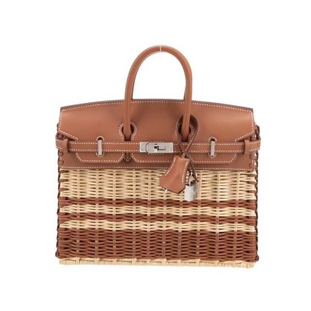 ᥹ С25 ԥ˥å ȥ饤 Хå  ե 饿 С HERMES BIRKIN 25 PICNIC STRIP...