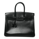 【大変美品】エルメス バーキン35 ソーブラック ボックスカーフ ブラック金具 HERMES BIRKIN 35 SO-BLACK BOX CALFSKIN B...