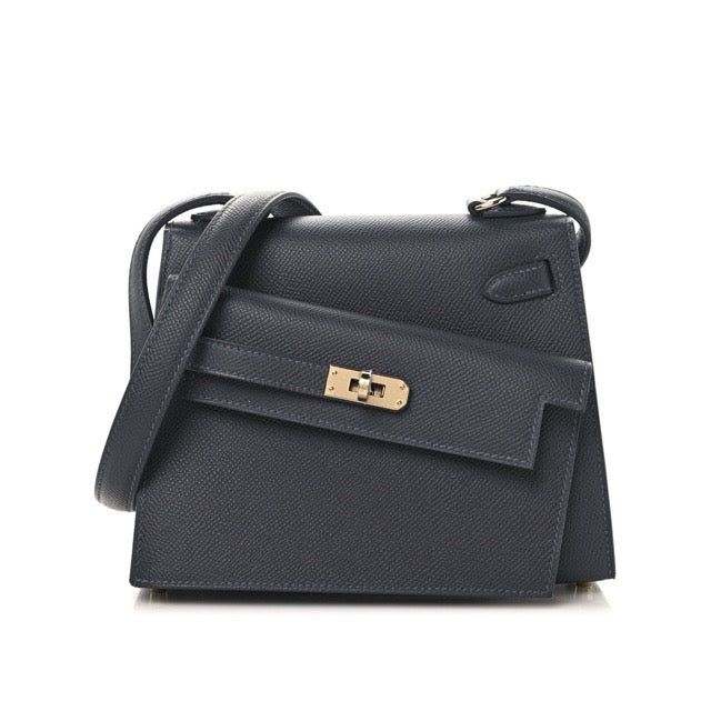 エルメス ケリー20 無秩序 外縫い アルドワーズ エプソン パーマブラス シャンパンゴールド金具 HERMES..