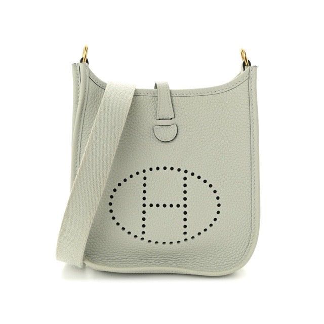 エルメス ミニエヴリン TPM グリネヴェ トリヨンクレマンス ゴールド金具 ミニエブリン ショルダーバッ..