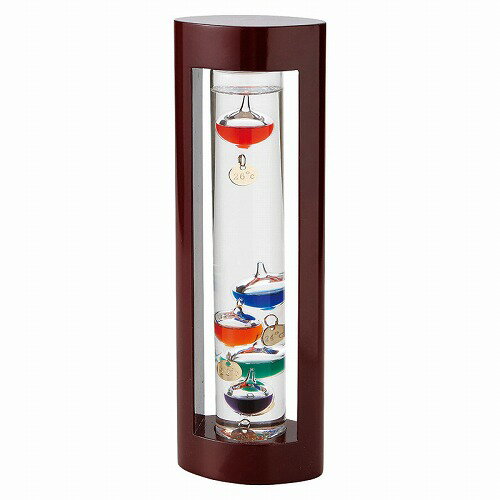 お部屋の温度をおしゃれに表現します。気温によって上下するガラスの球体が気温を示します。オブジェとしてではなく、機能性も備えたユニークなインテリア。カラフルで爽やかなアイテムです。○測定範囲:18～26℃ 天然木・ガラス・パラフィンオイル　本...