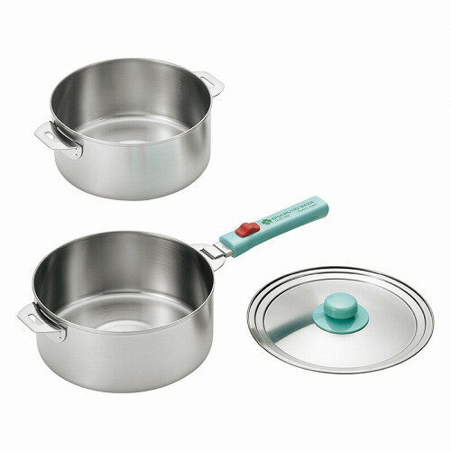 燕熟の技 ハンドル着脱式鍋18cm＆20cmセット【送料無料】