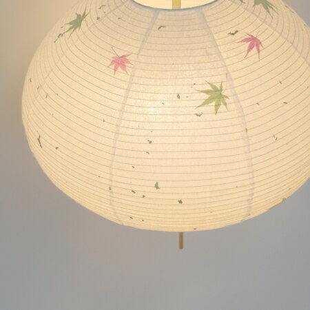 【日本製美濃和紙照明】和風照明2灯ペンダントライト マロン SPN2-2201 もみじ 電球別売 [3]