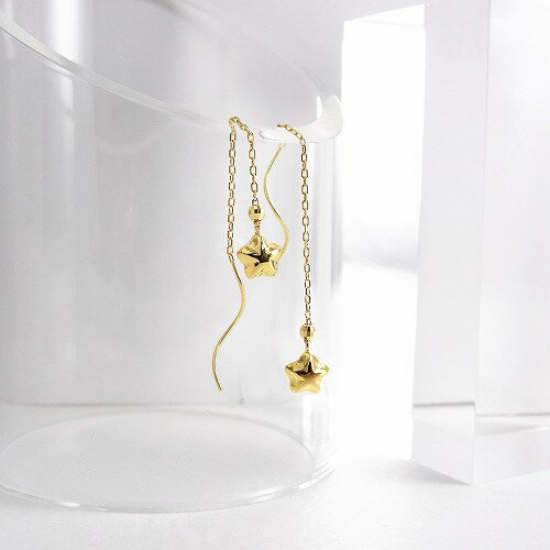 K18アメリカンピアス【送料無料】※オーダーメイド品