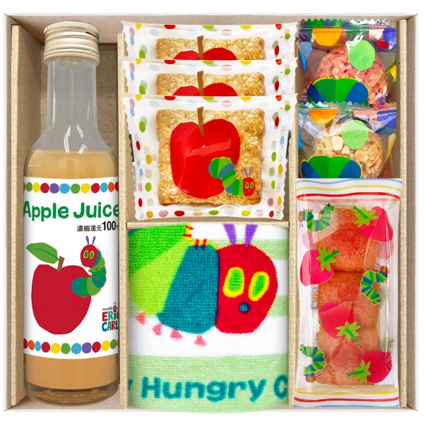 【ポイント5倍】はらぺこあおむし ジュース&ドーナツ スイーツセット【出産内祝い 内祝い お祝い お祝い返し ギフト】【出産祝い お返し 返礼】【送料無料 送料...