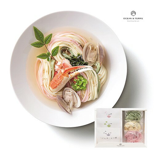 【ポイント5倍】オーシャンテール 野菜うどんセット【結婚内祝い 入学内祝い 御中元 お中元 暑中御見舞 御年賀 敬老の日 敬寿 内祝い 返礼 うどんギフト ギフトセット】【送料無料 送料込み】