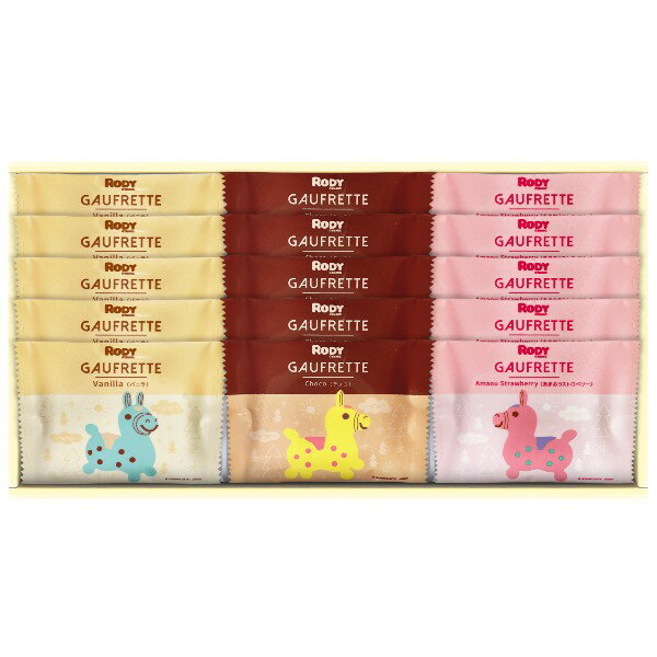 【ポイント5倍】Rody ロディ 3種類のゴーフレット詰合せボックス【出産内祝い 内祝い お祝い お祝い返..