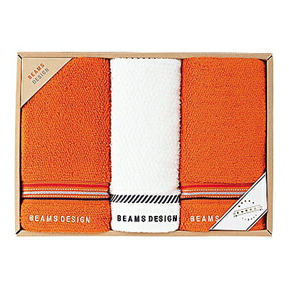 【ポイント5倍】BEAMS DESIGN ビームス デザイン ラインドット タオルセット(オレンジ)【出産内祝い 内祝い お祝い お祝い返し ギフト 出産祝い お返し 返礼 結婚内祝い 新築内祝い 引越し内祝 快気内祝い 御中元 お中元】【こうのとり】【送料無料 送料込み】