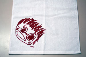 【イラストが入る】（ シャーリング カラー バスタオル 1～2枚製作時）イラスト 落書き プレゼント オンリーワン オリジナルタオル