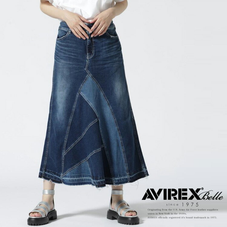 SALEAVIREX  | ᥤ ȥå ǥ˥ ͥӡ /REMAKE STRETCH DENIM NAVY SKIRT(ӥå å)ǥ ʤˤĤ Բ