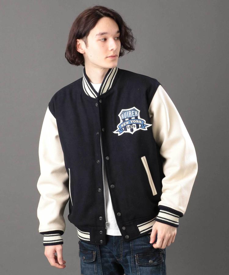 《REBUILD COLLECTION対象》AVIREX 公式通販 | バーシティージャケット トーチ＆ローレル / VARSITY JACKET TORCH&LAUREL(アビレックス アヴィレックス)メンズ 男性