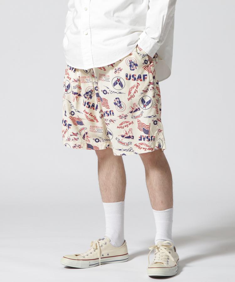 ★SALE｜AVIREX 公式通販｜USAF ALOHA SHORTS/USAF アロハ ショーツ(アビレックス アヴィレックス)メンズ 男性※セール品につき交換 返品不可