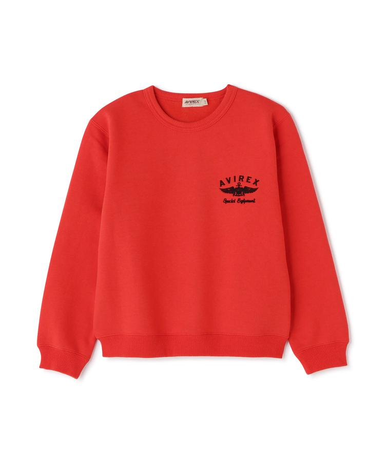AVIREX 公式通販｜《KIDS / キッズ》VARSITY LOGO CREW NECK SWEAT / ヴァーシティ...