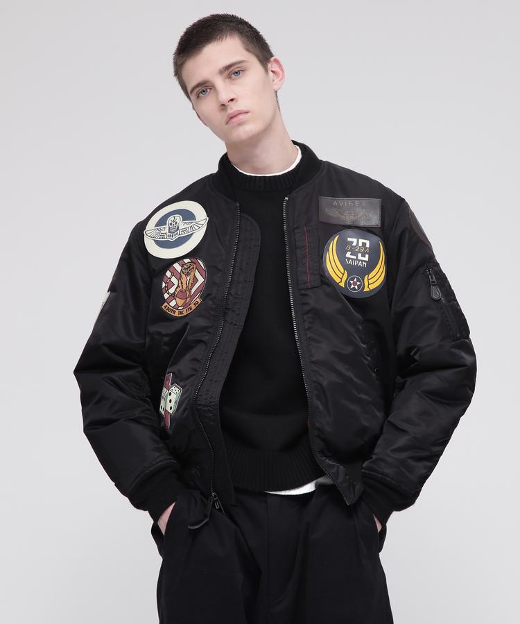 AVIREX 公式通販｜映画「トップガン」で主人公が着用していたG-1ジャケットのワッペンディティールをタウンユースに落とし込んだ定番MA-1MA-1 TOP GUN/ MA-1 トップガン(アビレックス アヴィレックス)メンズ 男性 6102172/7832952014