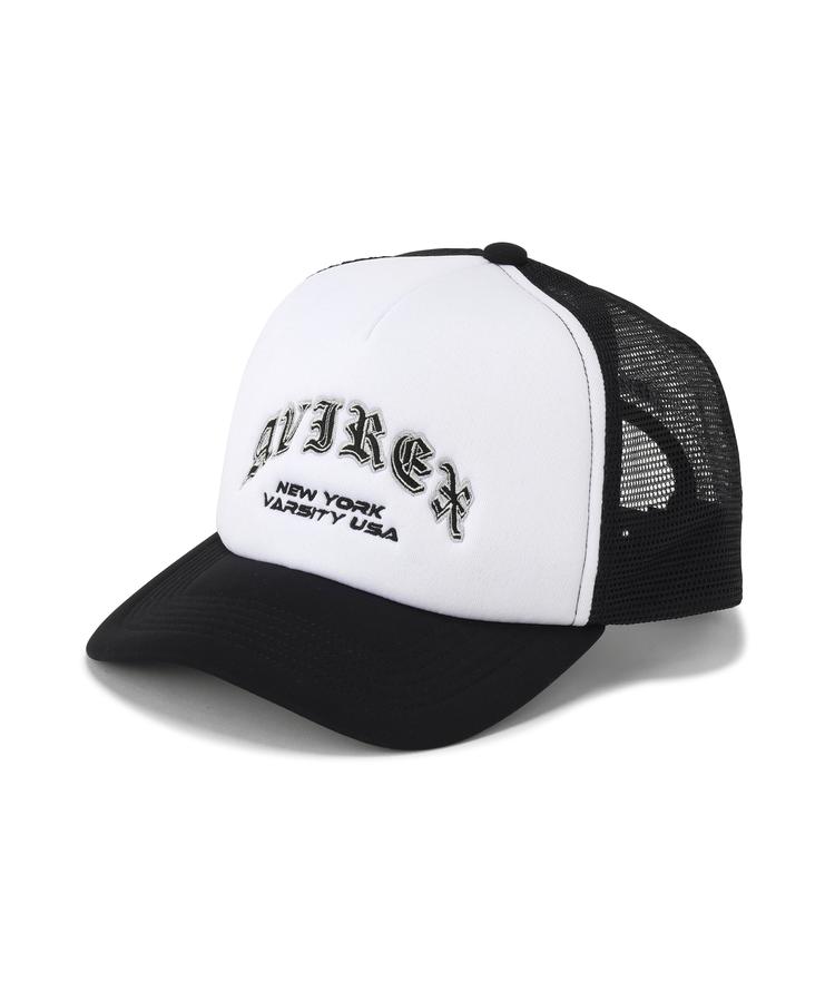 AVIREX 公式通販｜VARSITY OLD ENGLISH ARCH LOGO MESH CAP/バーシティ オールドイ...