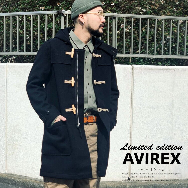 ☆★タイムセール｜AVIREX 公式通販 | 【直営店限定】メルトンダッフルコート/MELTON DUFFLE COAT(アビレックス アヴィレックス)メンズ 男性※セール品につき交換 返品不可