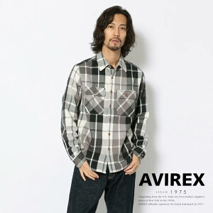 AVIREX 公式通販・DAILY WEAR | コットン フランネルシャツ/COTTON FLANNEL SHIRT(アビレックス アヴィレックス)メンズ 男性