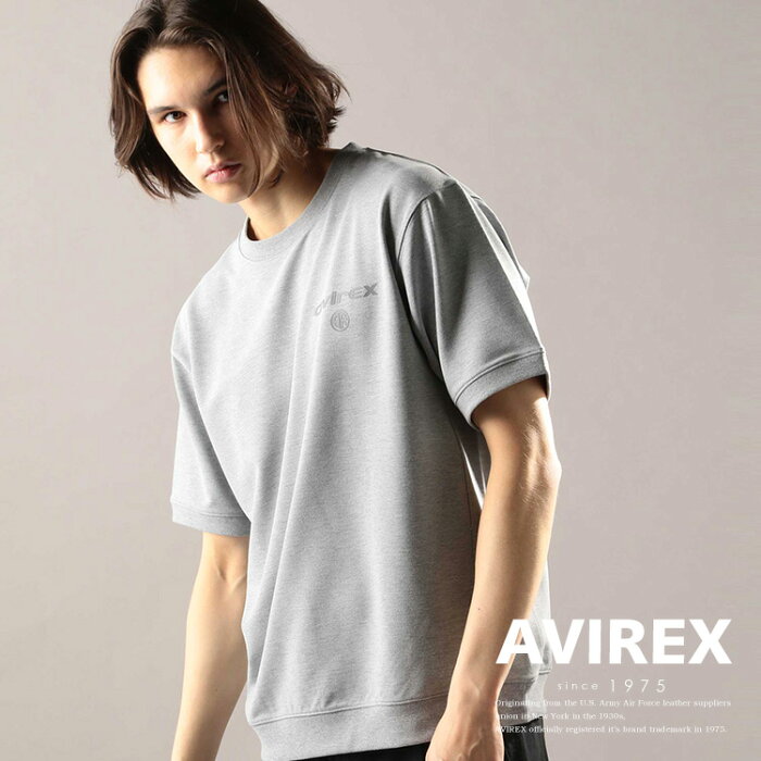 ★SALE｜【AVI-TEX】AVIREX 公式通販 | ドライ ストレッチ クルーネック スウェット/DRY STRETCH CREW NECK SWEAT SHIRT/AVI TEX(アビレックス アヴィレックス)メンズ 男性※セール/アウトレット品につき交換 返品不可