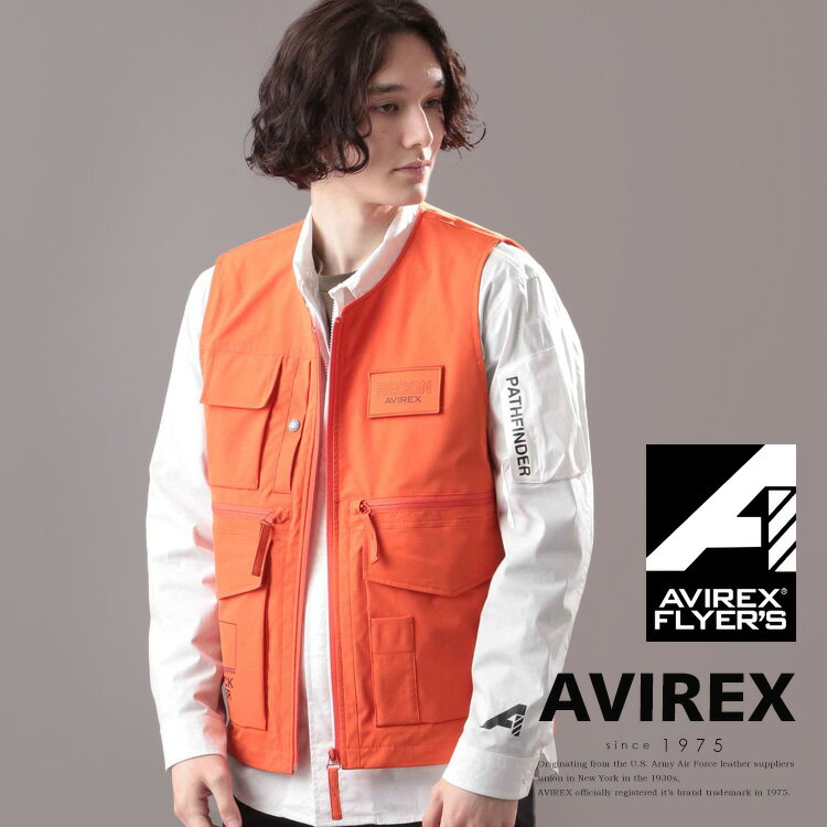 ★SALE｜【AVIREX FLYERS】AVIREX 公式通販 | ベスト/VEST /AF(アビレックス アヴィレックス)メンズ 男性※セール品につき交換 返品不可