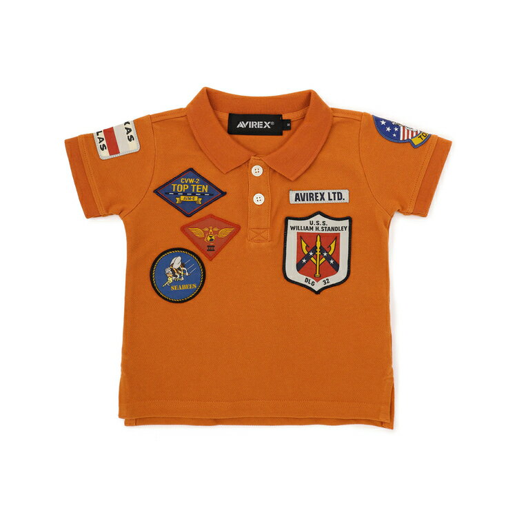 AVIREX 公式通販 | 【KIDS/キッズ】トップガン ポロシャツ/TOP GUN POLO SHIRT/アヴィレックス/AVIREX(アビレックス アヴィレックス)キッズ 子供服 男の子 女の子 ユニセックス100cm 120cm 140cm