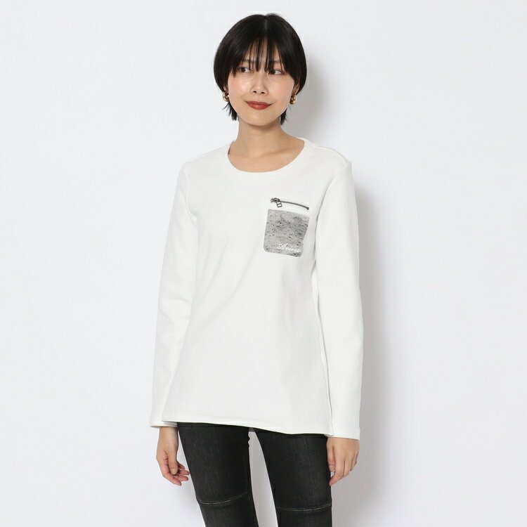 ★SALE｜AVIREX Belle 公式通販 | カモコンビ ポケットティーシャツ/ L-L/S CAMO COMBI POCKET T-SHIRT(アビレックス アヴィレックス)レディース 女性※セール品につき交換 返品不可