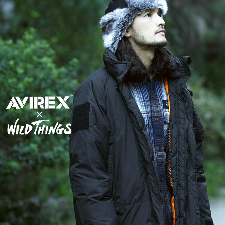 AVIREX 公式通販 | 2021秋冬の最強コラボ『AVIREX × WILD THINGS』登場!!MONSTER PARKA / モンスターパーカー(アビレックス アヴィレックス)メンズ 男性 ワイシン