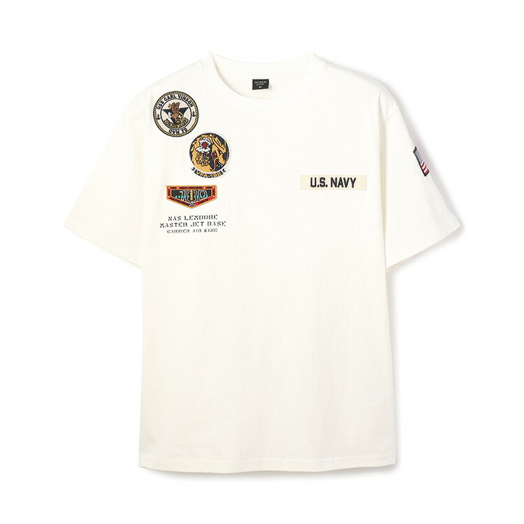 AVIREX 公式通販 | CVN-70 パッチド Tシャツ/CVN-70 PATCHED T-SHIRT(アビレックス アヴィレックス)メンズ 男性