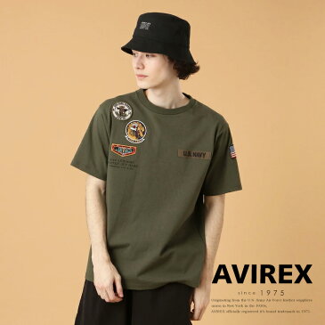 AVIREX 公式通販 | CVN-70 パッチド Tシャツ/CVN-70 PATCHED T-SHIRT(アビレックス アヴィレックス)メンズ 男性