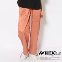 ☆★タイムセール｜AVIREX 公式通販｜【Women 039 s】ヴィンテージサテン ストレッチ パンツ/VINTAGE SATIN STRETCH PANT(アビレックス アヴィレックス)※セール品につき交換 返品不可