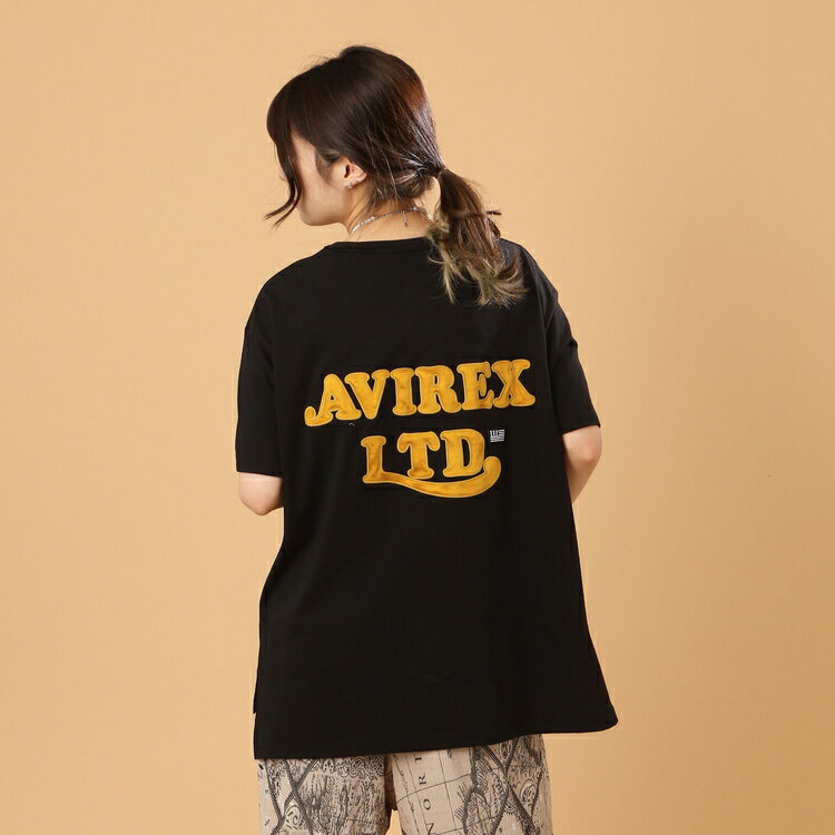 AVIREX Belle 公式通販 | SATIN WAPPEN T-SHIRT/ サテンワッペンティーシャツ(アビレックス アヴィレックス)レディース 女性
