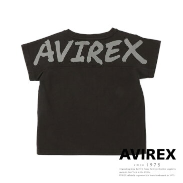 AVIREX 公式通販 | 【KIDS/キッズ】ビッグロゴ ルーズフィット Tシャツ/ S/S BIG LOGO LOOSE FIT T-SHIRT 4(アビレックス アヴィレックス)キッズ 子供服 男の子 女の子 ユニセックス100cm 120cm 140cm