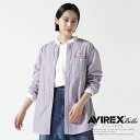 AVIREX 公式通販 クレイジー パターン ストライプ シャツ / L-CREZY PATTERN STRIPE SHIRT(アビレックス アヴィレックス)レディース 女性