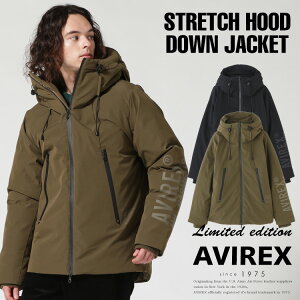 ★SALE｜AVIREX 公式通販 | 【直営店限定】STRETCH HOOD DOWN JACKET / ストレッチ フード ダウン ジャケット(アビレックス アヴィレックス)メンズ 男性※セール品につき交換 返品不可