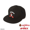 AVIREX 公式通販 名古屋グランパスとAVIREXのコラボレーション第2弾 《GRAMPUS × AVIREX》CAP GRAMPUS-KUN/キャップ グランパスくん(アビレックス アヴィレックス)メンズ 男性 レディース 女性 男女兼用 ユニセックス